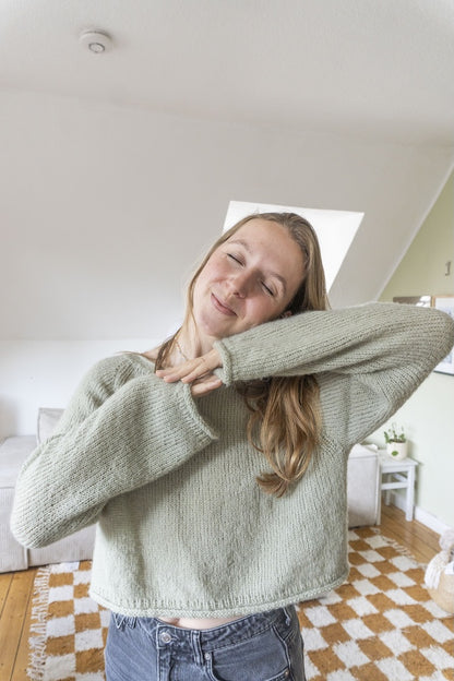 Community KAL Shirt | ultra-light shirt made from Cassandra by Mayflower Denmark