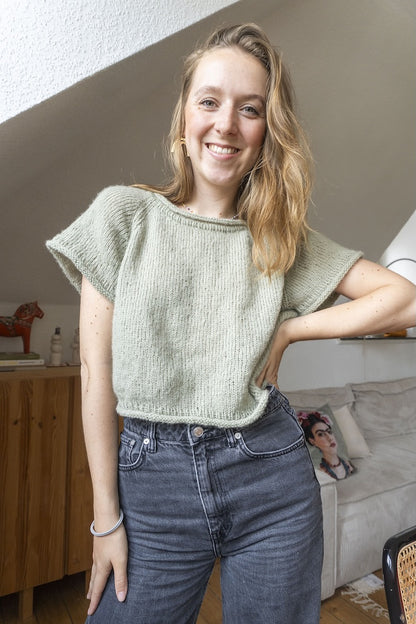 Community KAL Shirt | ultra-light shirt made from Cassandra by Mayflower Denmark