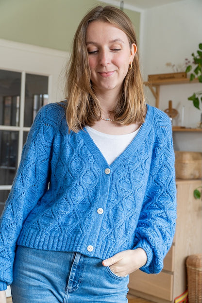 Waves Cardigan | charming waves from Double Sunday by Sandnes Garn