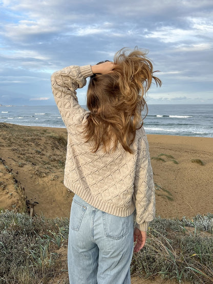 Waves Cardigan | charming waves from Double Sunday by Sandnes Garn