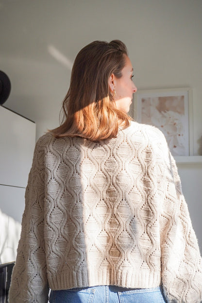 Waves Cardigan | charming waves from Double Sunday by Sandnes Garn