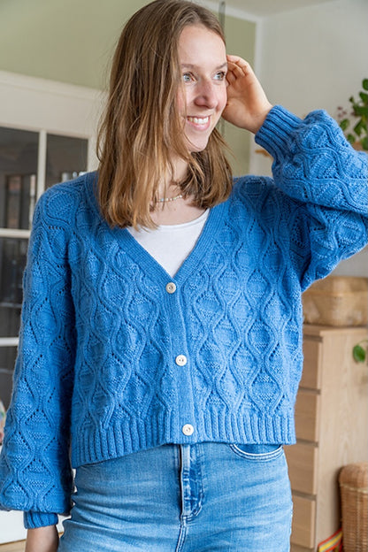 Waves Cardigan | charming waves from Double Sunday by Sandnes Garn