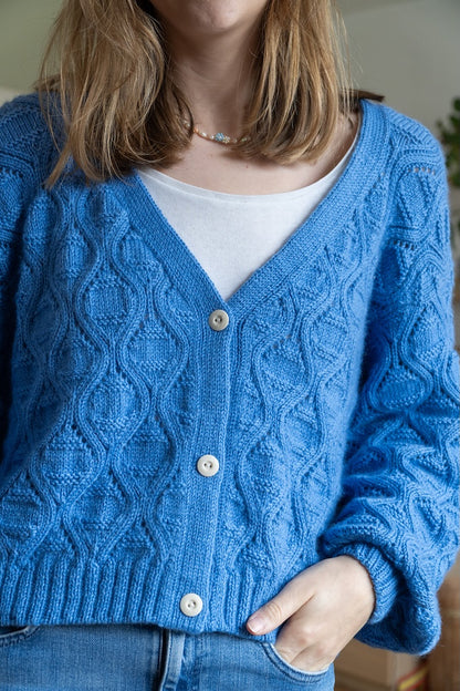 Waves Cardigan | charming waves from Double Sunday by Sandnes Garn