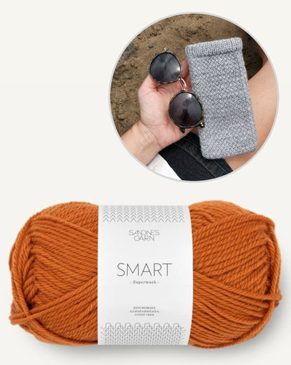 Vienna Bag | kleines Etui für deine Sonnebrille aus Smart von Sandnes Garn
