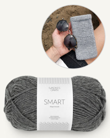 Vienna Bag | kleines Etui für deine Sonnebrille aus Smart von Sandnes Garn