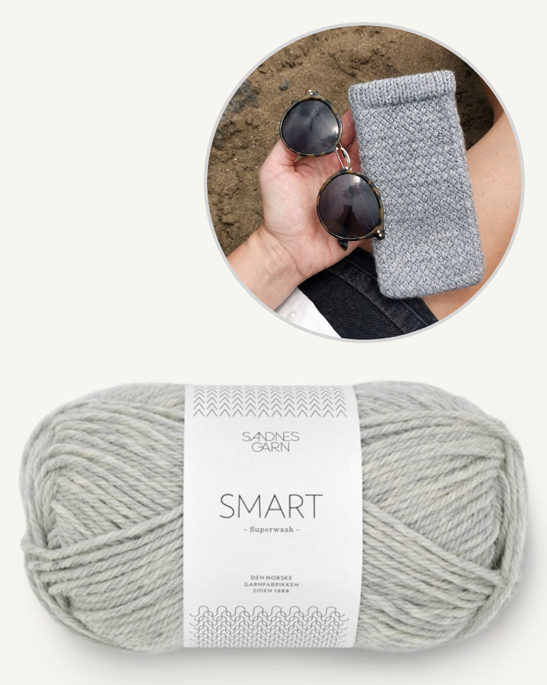Vienna Bag | kleines Etui für deine Sonnebrille aus Smart von Sandnes Garn