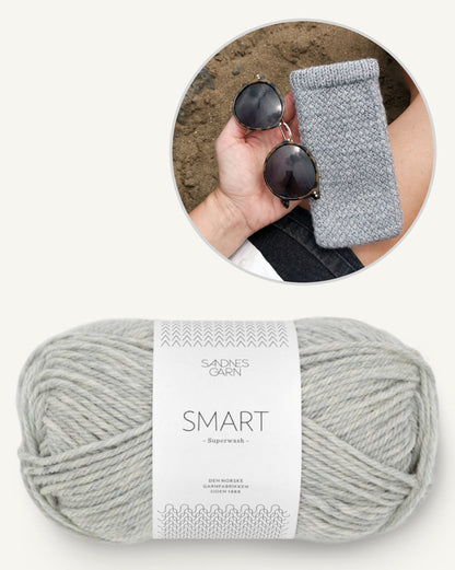 Vienna Bag | kleines Etui für deine Sonnebrille aus Smart von Sandnes Garn