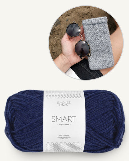 Vienna Bag | kleines Etui für deine Sonnebrille aus Smart von Sandnes Garn