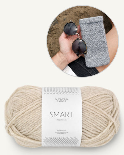 Vienna Bag | kleines Etui für deine Sonnebrille aus Smart von Sandnes Garn