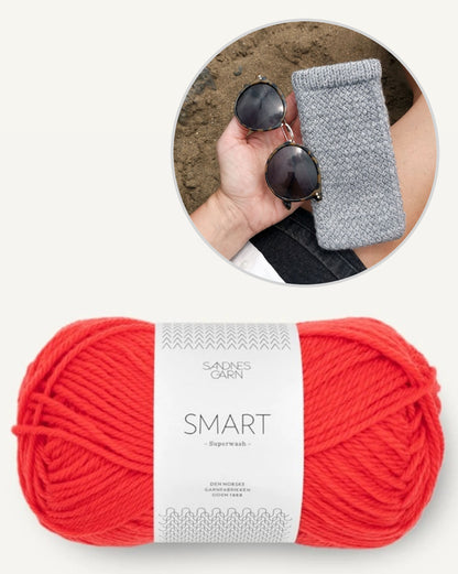 Vienna Bag | kleines Etui für deine Sonnebrille aus Smart von Sandnes Garn