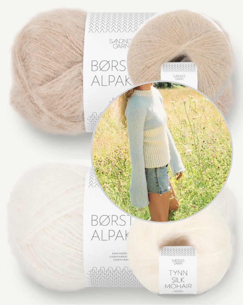 Sandnes 25_05 Vollan Sweater mit Borstet Alpakka und Tynn Silk Mohair von Sandnes Garn 18