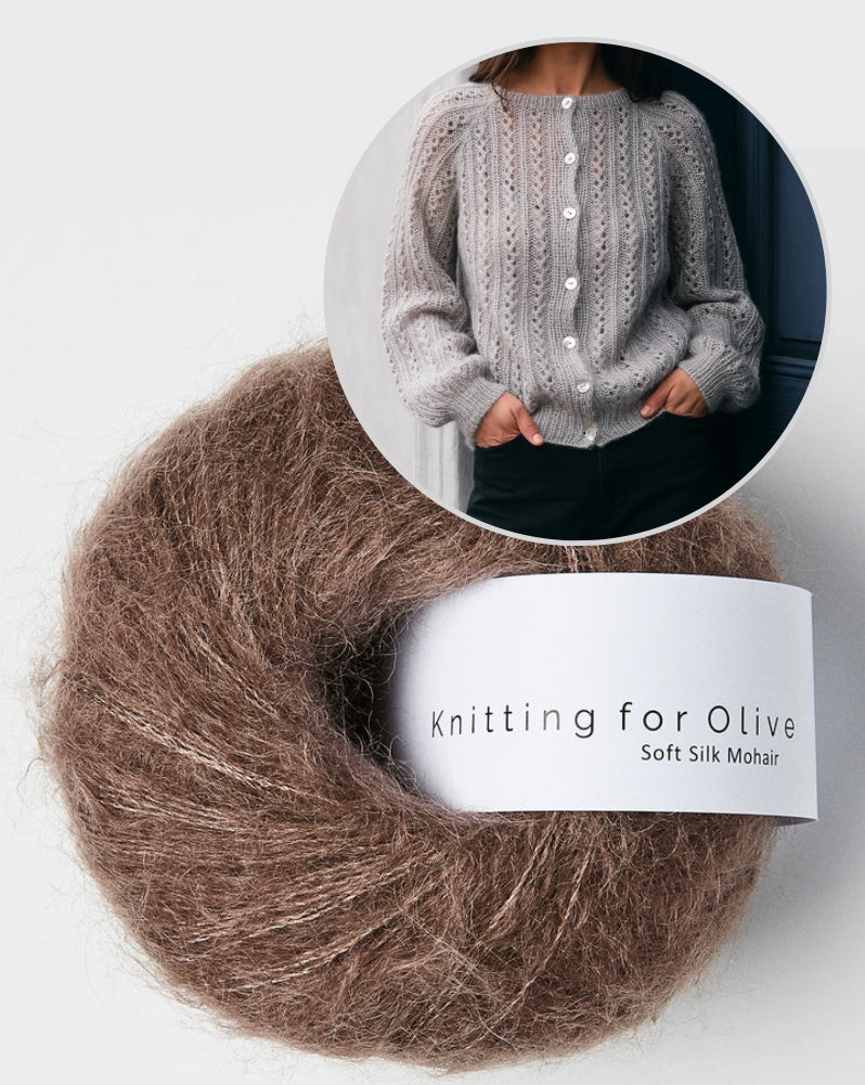 Waffle Cardigan Knitting for Olive mit Soft Silk Mohair von Knitting for Olive 17