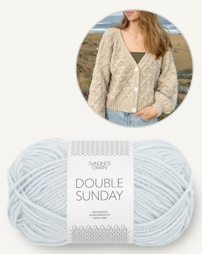 Waves Cardigan | charming waves from Double Sunday by Sandnes Garn