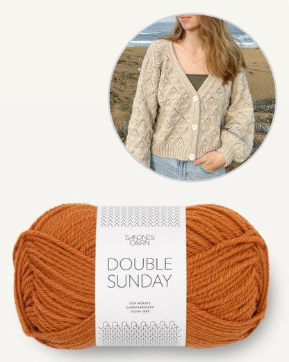 Waves Cardigan | charming waves from Double Sunday by Sandnes Garn