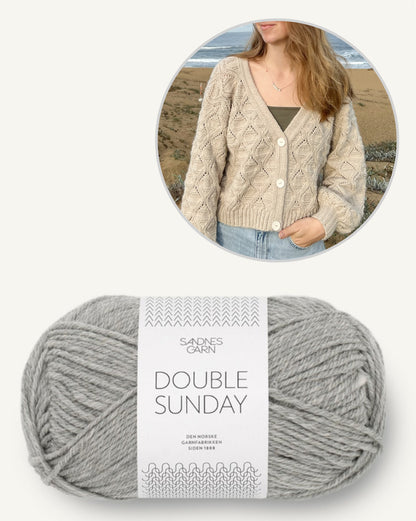 Waves Cardigan | charming waves from Double Sunday by Sandnes Garn