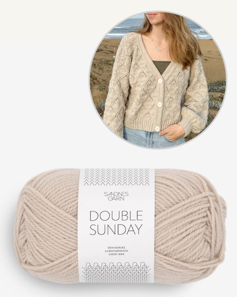 Waves Cardigan | charming waves from Double Sunday by Sandnes Garn