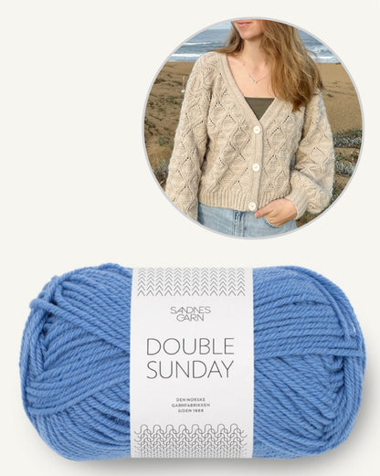 Waves Cardigan | charming waves from Double Sunday by Sandnes Garn