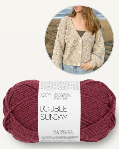 Waves Cardigan | charming waves from Double Sunday by Sandnes Garn