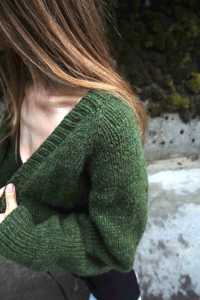 Ulvenknit Wayfarer Cardi V mit Double Sunday und Tynn Silk Mohair von Sandnes Garn 4