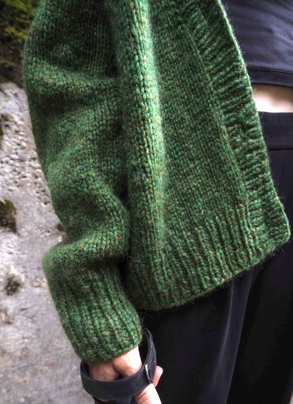 Ulvenknit Wayfarer Cardi V mit Double Sunday und Tynn Silk Mohair von Sandnes Garn 5