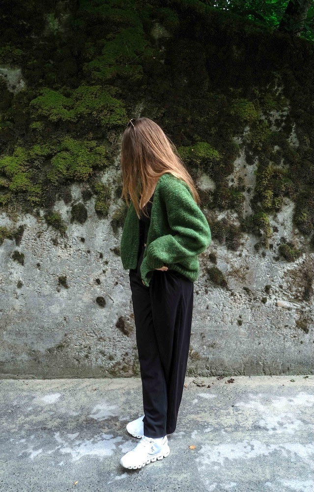 Ulvenknit Wayfarer Cardi V mit Double Sunday und Tynn Silk Mohair von Sandnes Garn 7