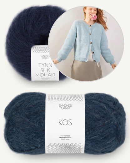 Weekend Jacke | weiche und leicht aus Kos und Tynn Silk Mohair von Sandnes Garn