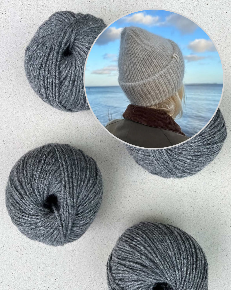 Chapeau de week-end - doux et câlin | Le plus beau chapeau à motif côtelé avec Cashmere Charis de Pascuali 