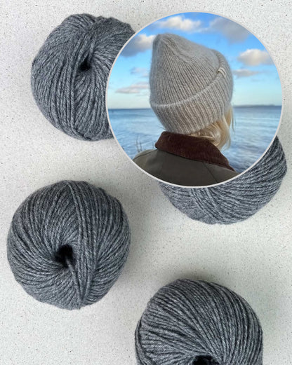 Chapeau de week-end - doux et câlin | Le plus beau chapeau à motif côtelé avec Cashmere Charis de Pascuali 