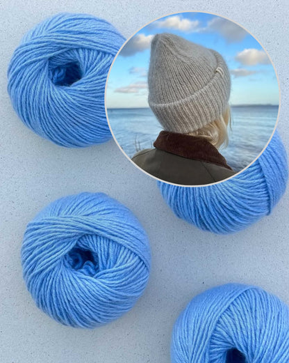 Chapeau de week-end - doux et câlin | Le plus beau chapeau à motif côtelé avec Cashmere Charis de Pascuali 