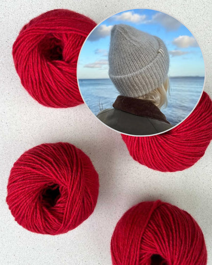 Chapeau de week-end - doux et câlin | Le plus beau chapeau à motif côtelé avec Cashmere Charis de Pascuali 