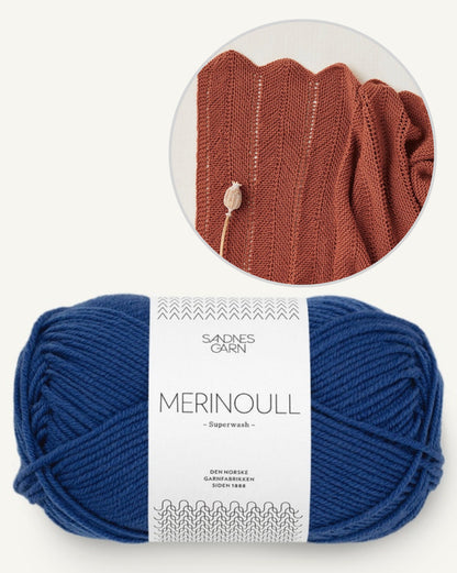 Wellen Decke Baby - mit Gratisanleitung | super weich aus Merinoull von Sandnes Garn