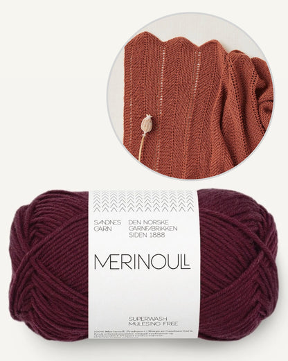 Wellen Decke Baby - mit Gratisanleitung | super weich aus Merinoull von Sandnes Garn