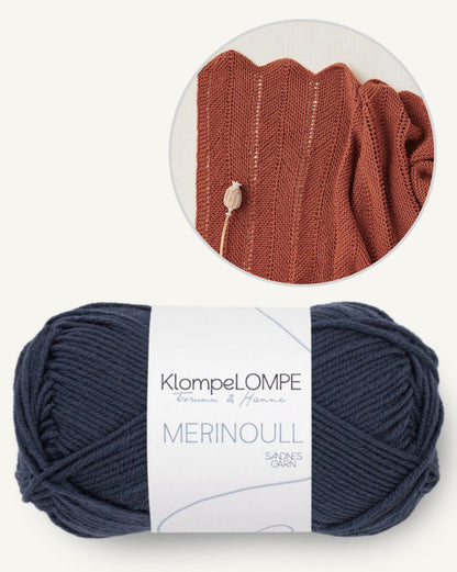 Wellen Decke Baby - mit Gratisanleitung | super weich aus Merinoull von Sandnes Garn