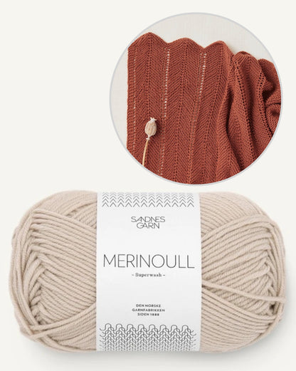 Wellen Decke Baby - mit Gratisanleitung | super weich aus Merinoull von Sandnes Garn