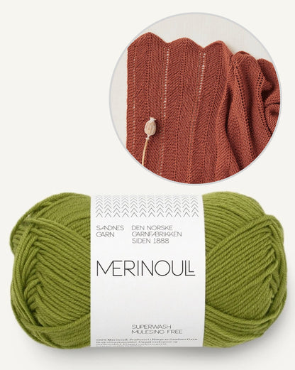 Wellen Decke Baby - mit Gratisanleitung | super weich aus Merinoull von Sandnes Garn