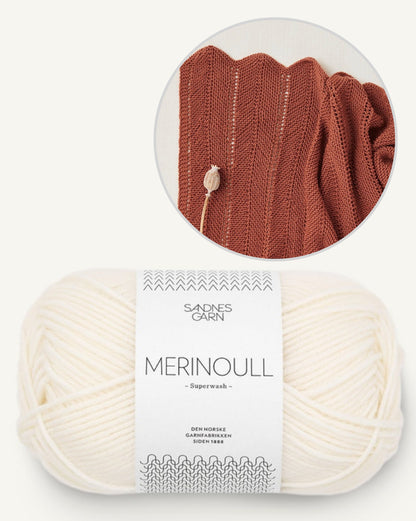 Wellen Decke Baby - mit Gratisanleitung | super weich aus Merinoull von Sandnes Garn