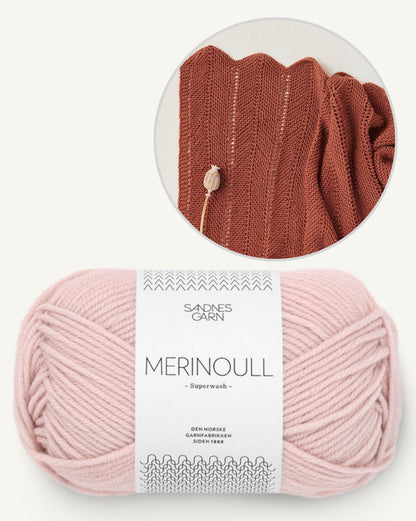 Wellen Decke Baby - mit Gratisanleitung | super weich aus Merinoull von Sandnes Garn