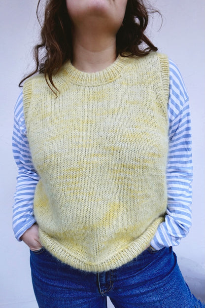 Maja Slipover | layering aus Tynn Peer Gynt und Tynn Silk Mohair von Sandnes Garn