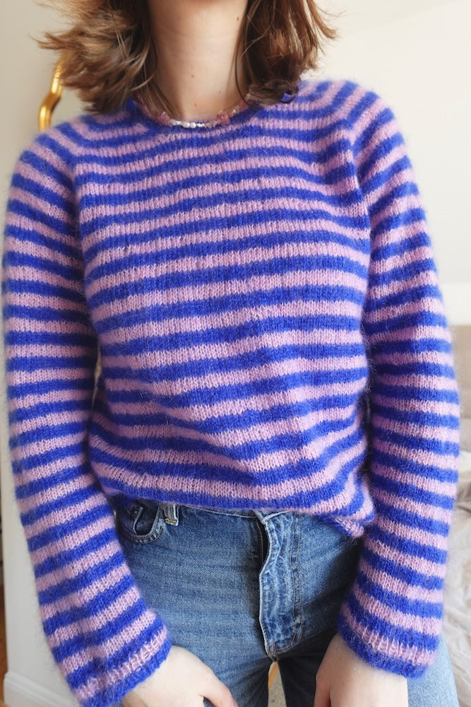 Mollie Blouse von wemadewardrobe mit Soft Silk Mohair von Knitting for Olive 5