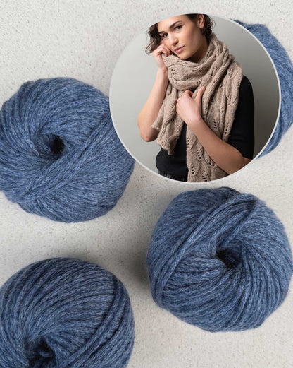 Whirling Leaves Tuch | zart und weich aus Cashmere Delizia von Pascuali