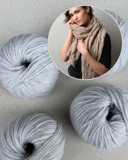 Whirling Leaves Tuch | zart und weich aus Cashmere Delizia von Pascuali