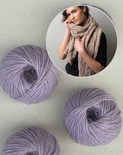 Whirling Leaves Tuch | zart und weich aus Cashmere Delizia von Pascuali