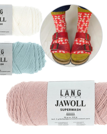 Whoops a Daisy Socks | traumschöne Gänseblümchen aus Jawoll von Lang