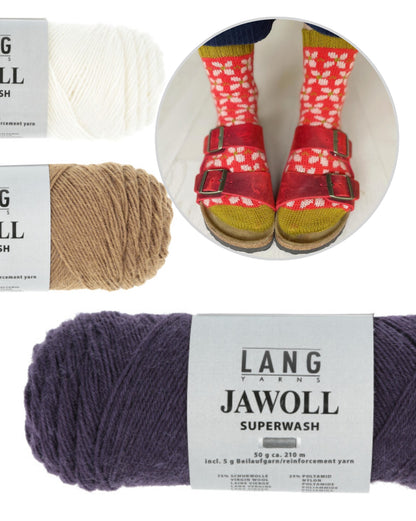 Whoops a Daisy Socks | traumschöne Gänseblümchen aus Jawoll von Lang