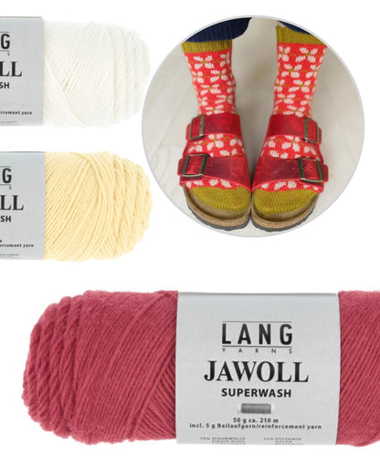 Whoops a Daisy Socks | traumschöne Gänseblümchen aus Jawoll von Lang