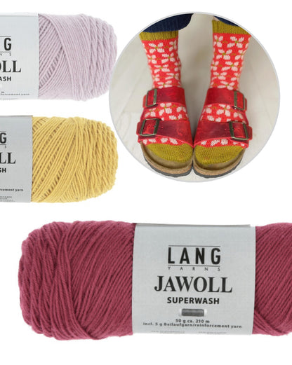 Whoops a Daisy Socks | traumschöne Gänseblümchen aus Jawoll von Lang