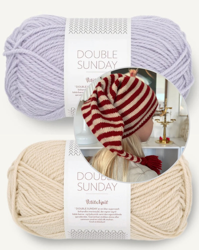 PetiteKnit Wichtlemütze mit Double Sunday von Sandnes Garn 7