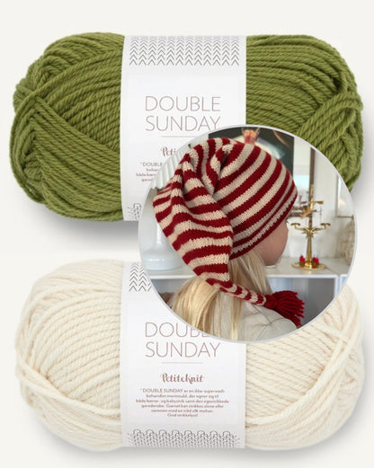 PetiteKnit Wichtlemütze mit Double Sunday von Sandnes Garn 9