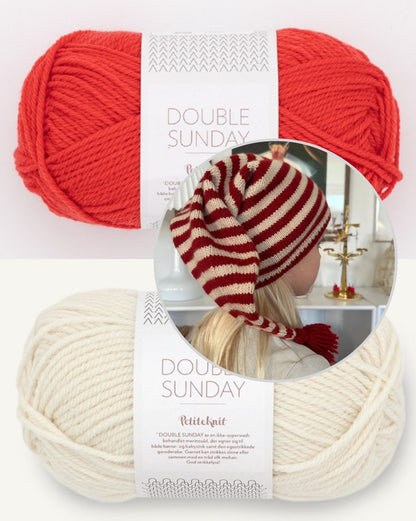 PetiteKnit Wichtlemütze mit Double Sunday von Sandnes Garn 6
