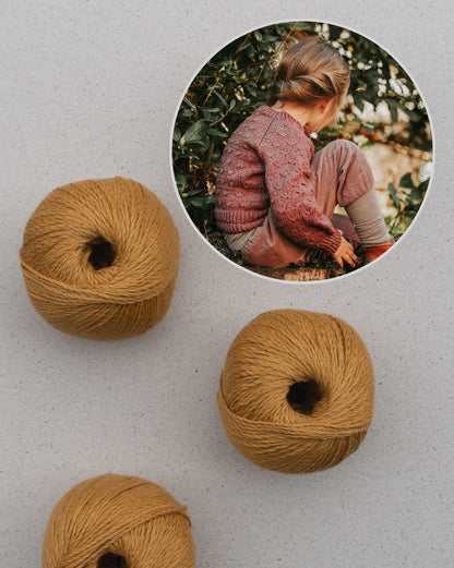 Wiesenblume Cardigan Kinder | märchenhafte Jacke aus Sole von Pascuali